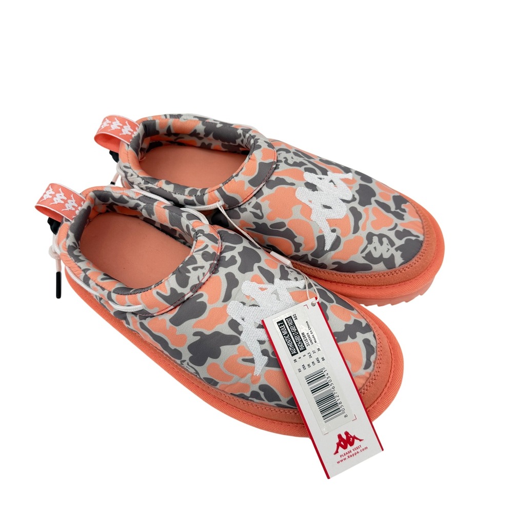 Kappa Authentic Mule Size 6 Camo Logo Slip On Bungee Slippers